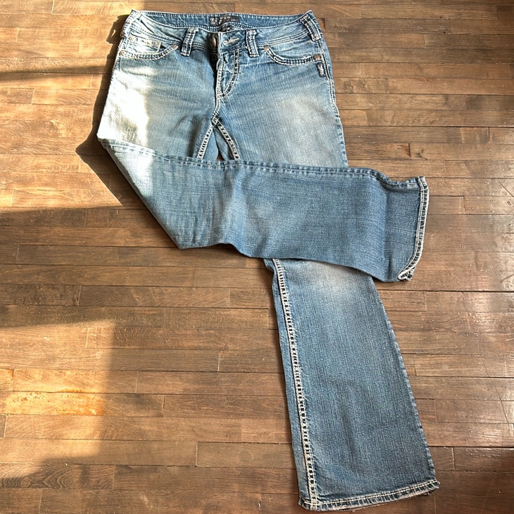 Silver jeans